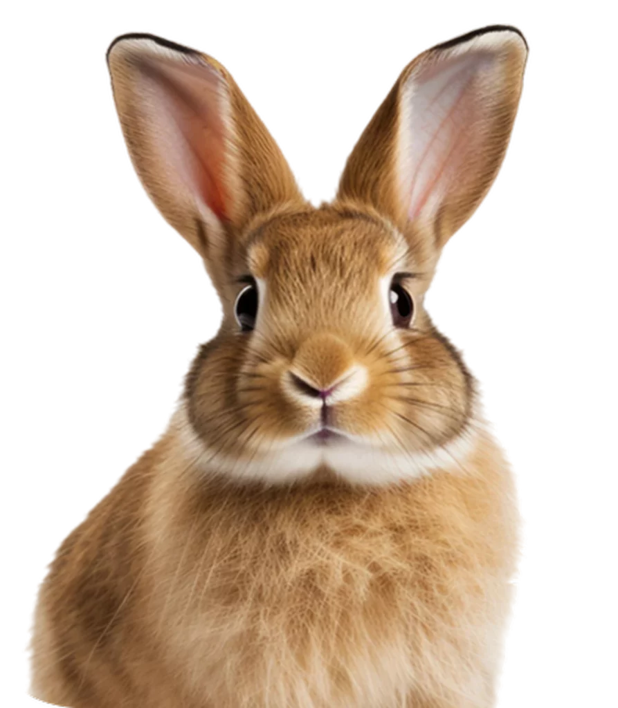 Close-up of a brown rabbit